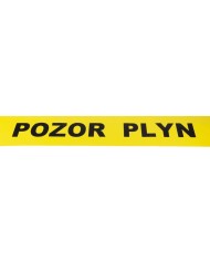 Páska Strend Pro, 220 mm/20 m, výstražná, "POZOR PLYN"