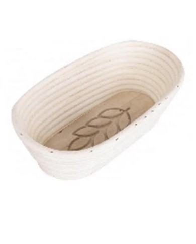 Ošatka ratan oválna s dreveným dnom 26x13x9cm - dekor Klas KLC