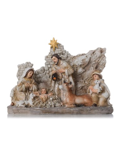 Betlehem 10cm poly béžový