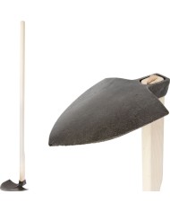 Motyka Gardex špicatá 730 g, kovaná, drevená násada