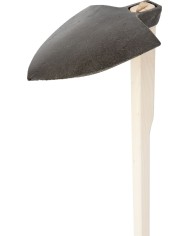 Motyka Gardex špicatá 730 g, kovaná, drevená násada