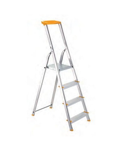 Schodíky ALVE EUROSTYL HOBBY 944A, 4 stupienkové, h-076, s poličkou, nosn. 150 kg