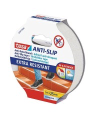 Páska tesa® Anti-slip, protišmyková na schody, transparentná, lepiaca, 25 mm, L-5 m