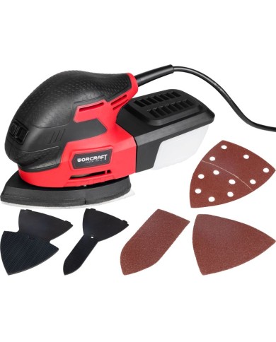 Brúska Worcraft DS-220, 148x85x148 mm, 220W, 230V, triangle, multibrúska