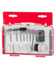 Sada brúsnych teliesok Strend Pro RGT1024, 24 dielna, mini, do priamej brúsky, so stopkou