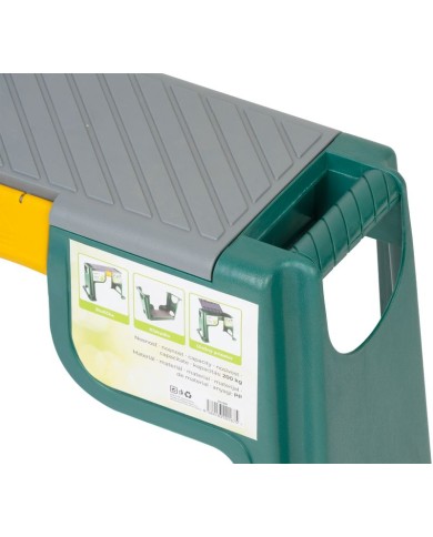 Stolička Strend Pro TC1611, záhradná, s úložným priestorom, kľakadlo, 57x27x37 cm