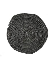 Šnúra sporáková Strend Pro, L-2.5 m, plochá 12 mm, tesniaca šnúra na sklo, na dvierka, na krby, na kachle, grafitová