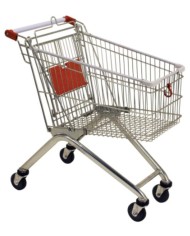 Vozík Racks DC70B nákupný, na kolieskach