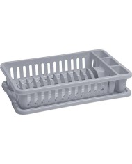 Odkvapkávač Curver® 173415, na kuchynský riad, šedý Lux, 42x26.5x8.8 cm