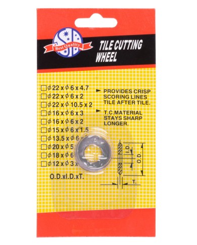 Koliesko MW222(22x11 mm) náhradné, pre rezač dlažby 212551 a 212598