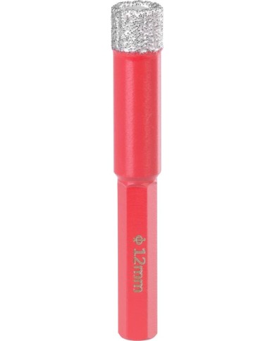 Vyrezávač Strend Pro Premium DCB12, 12 mm, stopka HEX, korunka, diamant, professional