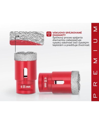 Vyrezávač Strend Pro Premium DCB11, 35 mm, M14, korunka, diamant, professional