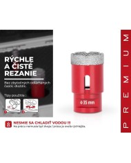 Vyrezávač Strend Pro Premium DCB11, 35 mm, M14, korunka, diamant, professional