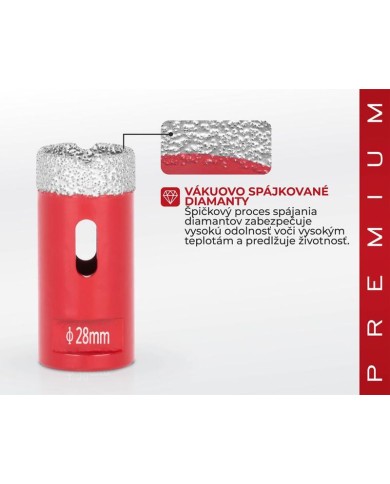 Vyrezávač Strend Pro Premium DCB11, 28 mm, M14, korunka, diamant, professional