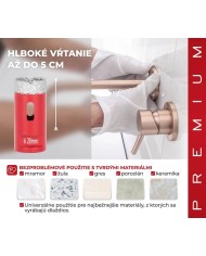 Vyrezávač Strend Pro Premium DCB11, 28 mm, M14, korunka, diamant, professional