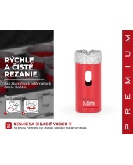 Vyrezávač Strend Pro Premium DCB11, 28 mm, M14, korunka, diamant, professional