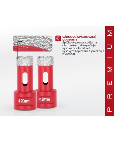 Vyrezávač Strend Pro Premium DCB11, 20 mm, M14, korunka, diamant, professional