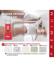 Vyrezávač Strend Pro Premium DCB11, 20 mm, M14, korunka, diamant, professional