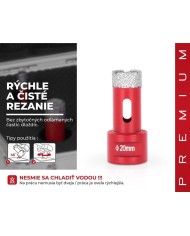 Vyrezávač Strend Pro Premium DCB11, 20 mm, M14, korunka, diamant, professional