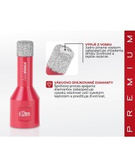 Vyrezávač Strend Pro Premium DCB11, 12 mm, M14, HD, korunka, diamant, professional