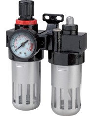Filter Airtool MF-3, vzduchový, na kompresor, s regulátorom a tlakomerom, 1/4"