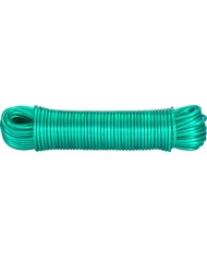 Šnúra na prádlo ROPE PVC WiCo, L-30 m/4,5 mm, zelená