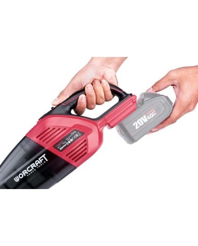 Vysávač Worcraft CPVC-S20Li ShareSYS, 20V Li-Ion, na auto