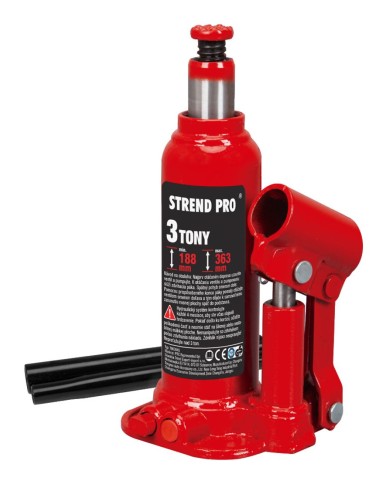 Zdvihák TH90304S, 3 tony, hydraulický, v kufri