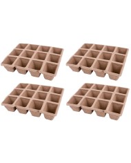 Sadbovač Strend Pro Herrison P1002, papierový, 12 priesad, bal. 4 ks, 210x170x45 mm