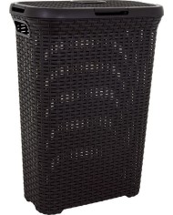 Kôš Curver® STYLE 40 lit., hnedý, 44x26x61 cm, na bielizeň, prádlo