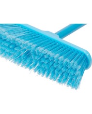 Metla MagicHome B0684, modrá, kovová násada 120 cm, 28 cm