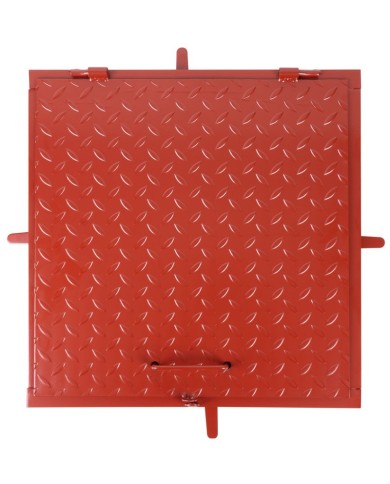 Poklop MC60, 600x600 mm, kanálový, bordový, max. 150 kg