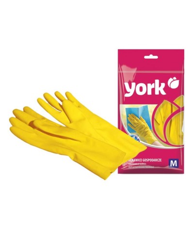 Rukavice York 092010, 09/L, žlté, pre domácnosť