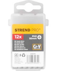 Sada bitov Strend Pro YF40004, 12 dielna, Cr-V