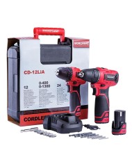 Skrutkovač Worcraft CD-12LiA, 2xLi-ion 1.3Ah, kufrík