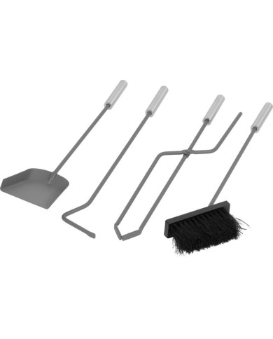 Sada kutáč Homefire FT087XG, ku krbu, 4 dielna, nerezová, 66 cm, krbové náradie