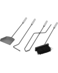 Sada kutáč Homefire FT087XG, ku krbu, 4 dielna, nerezová, 66 cm, krbové náradie