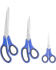 Nožnice HT6156, 140-215-245 mm, 3 ks sada kancelárskych nožníc