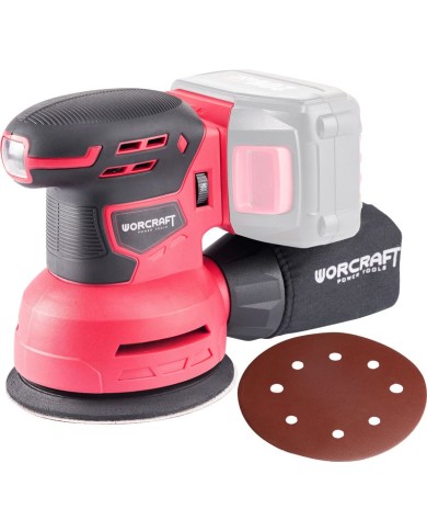 Brúska Worcraft CRS-S20Li ShareSYS, 125mm, excentrická, 20V Li-ion