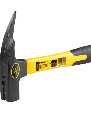 Kladivo Strend Pro HM301 600 g, tesárske, sklolaminátová rúčka, TPR, dĺžka násady 320mm