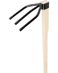 Motyka Strend Pro, 3-rohá, drevená násada 120 cm