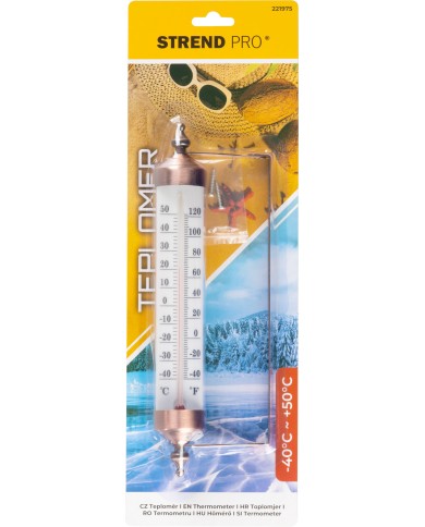 Teplomer Strend Pro TM-183 Arabic, vonkajší, na okno, 265x80x40, kovový