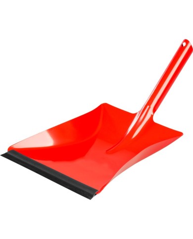 Lopatka Neco 30-0383-15, červená, gumová lišta, 37x24x8 cm