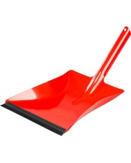 Lopatka Neco 30-0383-15, červená, gumová lišta, 37x24x8 cm