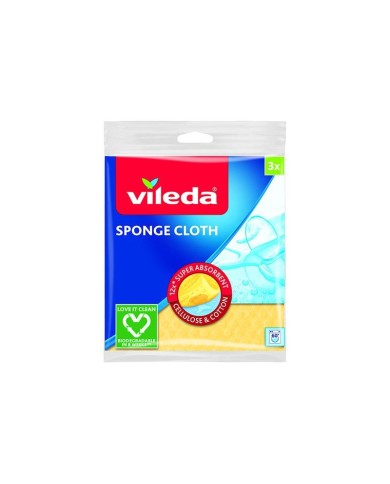 Handrička Vileda, špongiová, kuchynská handra, bal. 3 ks