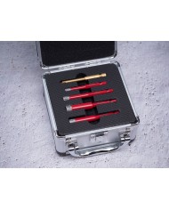 Sada vyrezávačov Strend Pro Premium, 6-8-10-12 mm, HEX, 6 mm vrták do skla diamant, korunky, professional