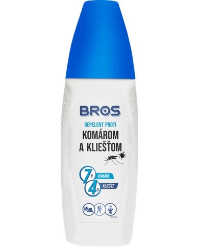 Sprej Bros, proti komárom a kliešťom, repelentný, 100 ml