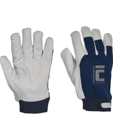 Rukavice PELICAN BLUE Winter, zimné, zateplené, 09/L, kombinované, kozinka