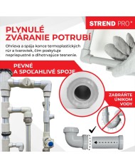 Zváračka Strend Pro PPR 63B, polyfúzna, 1500W, 20-63 mm, na plastové rúrky, 14 dielna