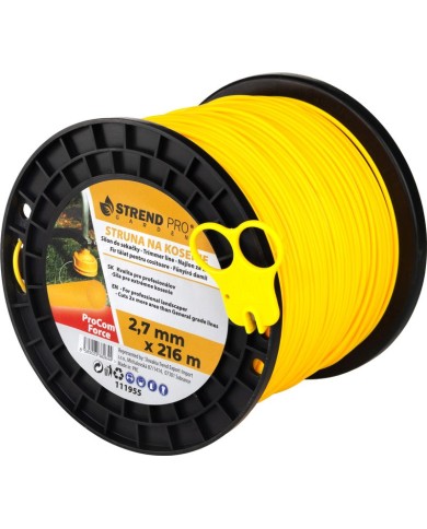 Silon na kosenie ProCom Force 2,7 mm, Spool L-216 m, okrúhly